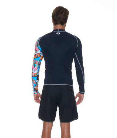 Лайкра мужская 69Slam Diego Cosmic Pink Rider CPR L/S Rash Vest MRLCPR-BK 