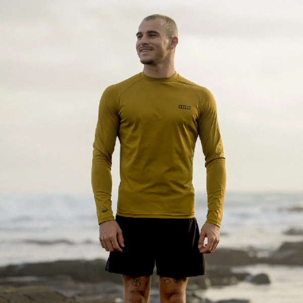Лайкра для серфинга ION Rashguard Longsleeve Men Gold-Brust