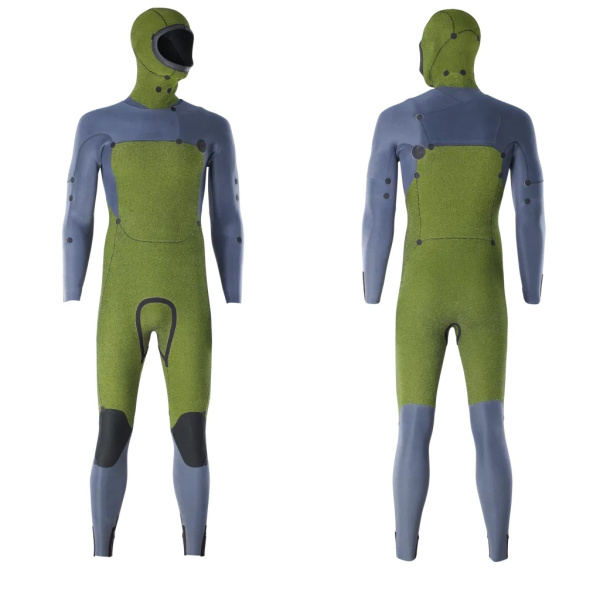 Гидрокостюм ION Seek Core 5/4 Hood FZ Wetsuit Men Black