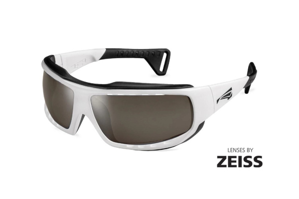 Спортивные очки LiP Typhoon Gloss White-Black Zeiss PA Polarized Methane Brown Lens