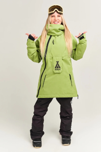 Комбинезон Тундра Street Girly VI snow 20х30 фисташково-чёрный