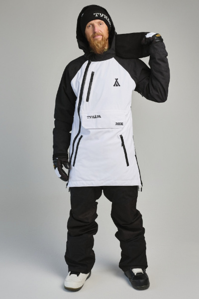 Комбинезон Тундра Ride VI snow 20х30 бело-чёрный