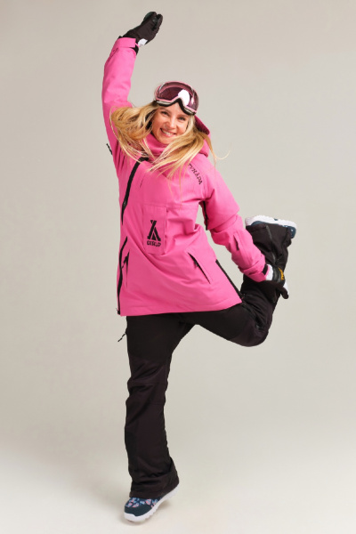 Комбинезон Тундра Street Girly VI snow 20х30 розово-чёрный