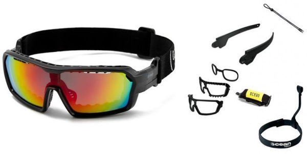 Солнцезащитные очки  Ocean Glasses Chameleon Shine Black+Red Revo 2021