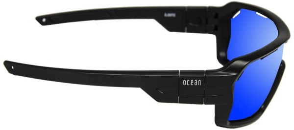 Солнцезащитные очки Солнцезащитные очки  Ocean Glasses Chameleon Matte Black+Blue Revo 2021