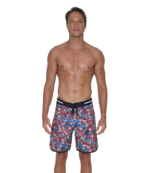 Бордшорты мужские 69Slam Luke Kabukimono KBM Medium Length Boardshort SSLKBM-PM 