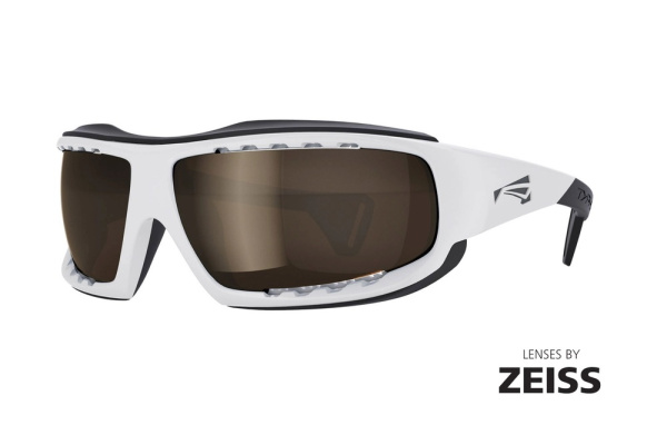 Спортивные очки LiP Typhoon Gloss White-Black Zeiss PA Polarized Methane Brown Lens