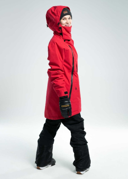 Комбинезон для сноукайтинга Тундра Street Girly красно-чёрный 2022
