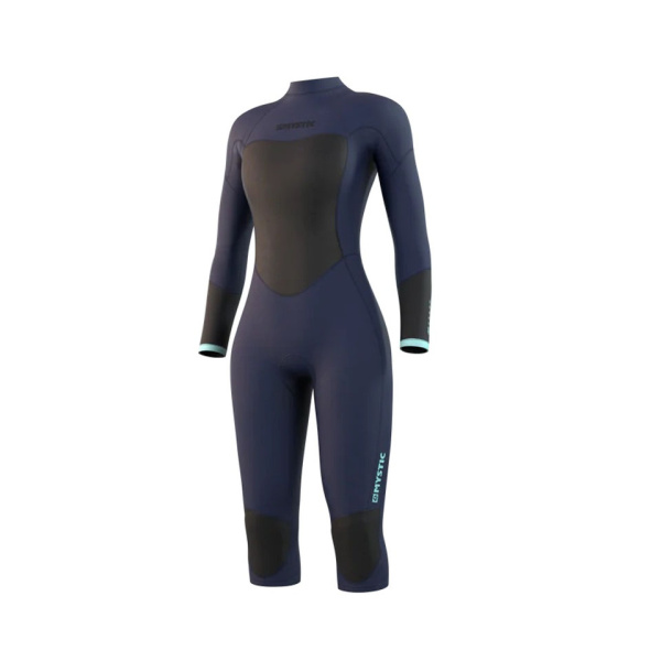 Гидрокостюм Mystic Brand Longarm Shortleg 3/2mm Bzip Flatlock Women Night Blue
