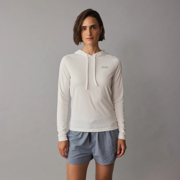 Лакра с капюшоном Ion Wetshirt Hood LS Women Peak-White