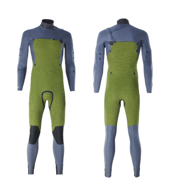 Гидрокостюм ION Seek Core 4/3 FZ Wetsuit Men Sage-Grey