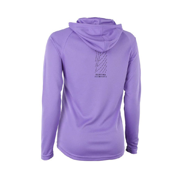 Лакра с капюшоном Ion Wetshirt Hood LS Women Lilac/Petals