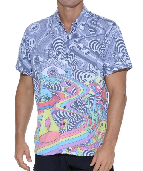 Рубашка 69Slam Jamie S/S Rash Shirt Placement Extraterrestrial