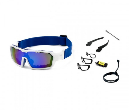 Солнцезащитные очки  Ocean Glasses Chameleon Matte White+Blue Revo 2021