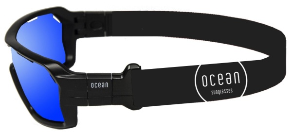 Солнцезащитные очки Солнцезащитные очки  Ocean Glasses Chameleon Matte Black+Blue Revo 2021