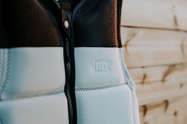 Спасжилет для вейкборда Mystic Peacock Impact Vest Fzip Wake Slate/Brown