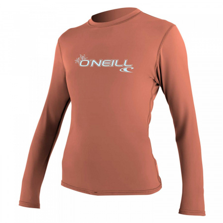 Лайкра для серфинга O'Neill WMN Basic Skins L/S Sun Shirt Light Grapefruit 2021