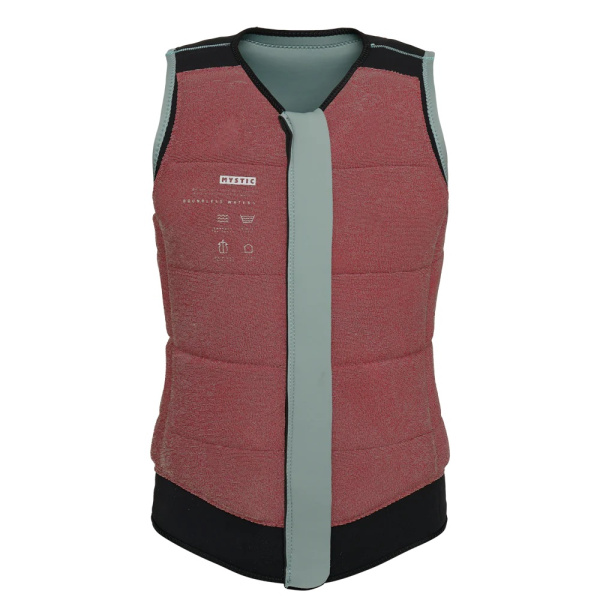 Спасжилет для вейкборда Mystic Renegade Impact Vest Fzip Wake Tidal Blue