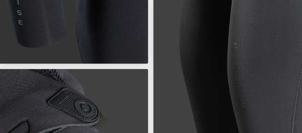 Гидрокостюм NeilPryde Rise 3/2 Steamer S/L FL BZ Black/Light Grey-Blue