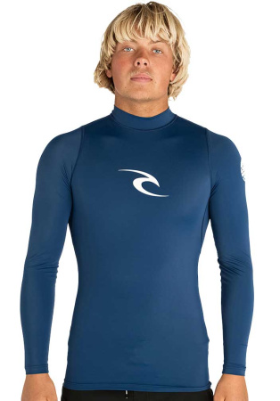 Лайкра для серфинга Гидрофутболка Rip Curl Corpo Long Sleeve Rashguard Navy