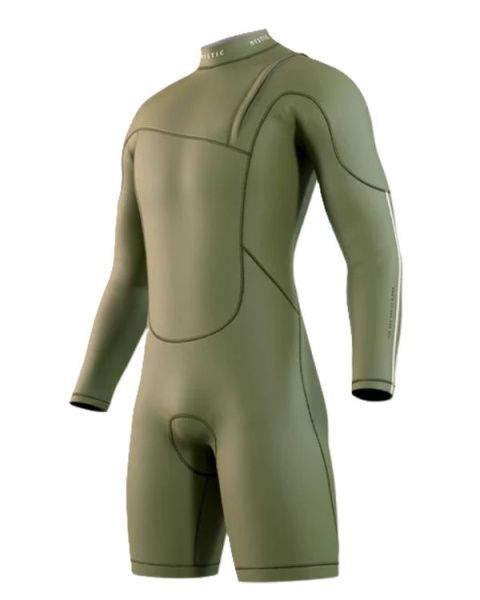 Гидрокостюм Mystic The One Longarm Shorty 3/2 Zipfree Moss