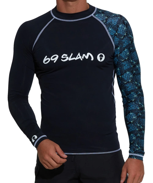 Лайкра 69Slam Diego L/S Rash Vest Pine Cactus