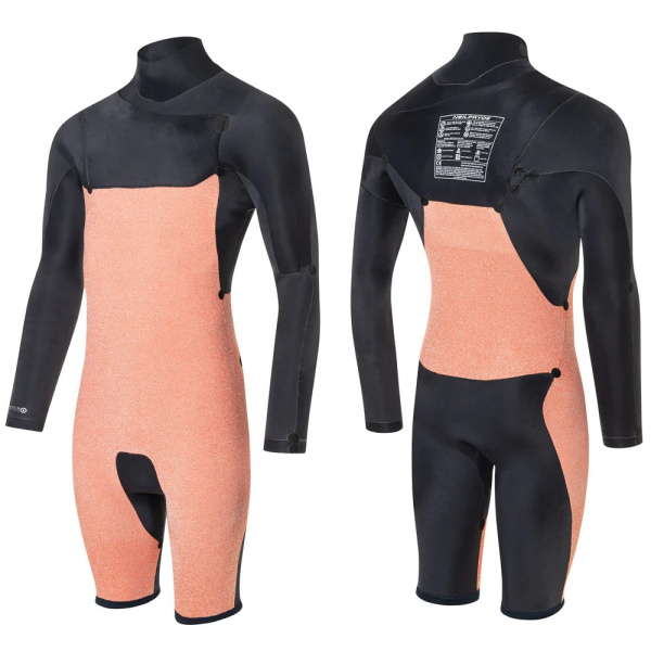 Гидрокостюм NeilPryde Wizard Prism 3/2 Shorty L/S GBS FZ Prism Pink/Navy