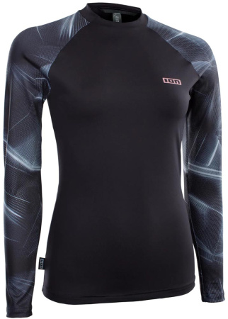 Лайкра для серфинга Ion Women LS Rashguard Laser Black 2021
