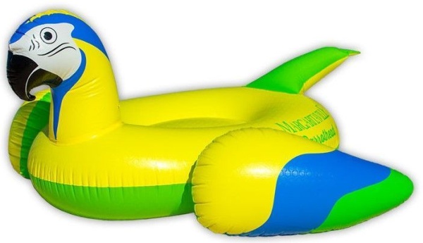 Надувной круг Margaritaville Parrot Head Float Yellow