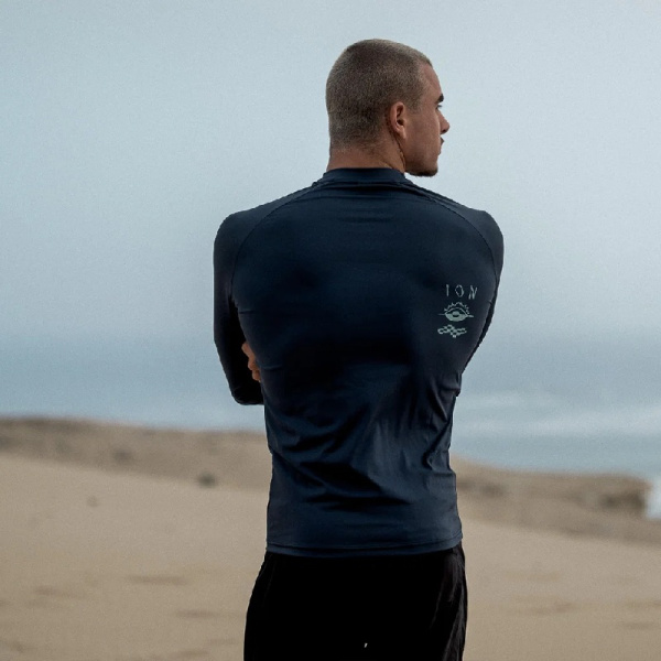 Лайкра для серфинга ION Rashguard Longsleeve Men Blue-Nights 