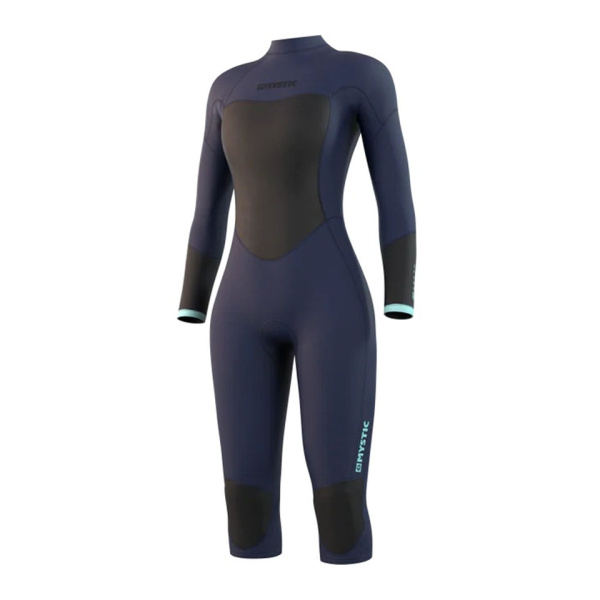 Гидрокостюм Mystic Brand Longarm Shortleg 3/2mm Bzip Flatlock Women Night Blue