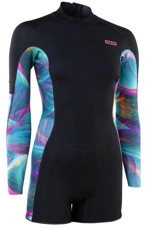 Гидрокостюм Ion Amaze Shorty 2.0 LS BZ tropical-palm-glitch