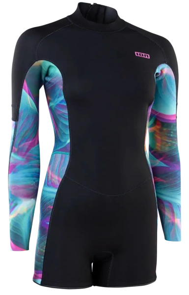 Гидрокостюм Ion Amaze Shorty 2.0 LS BZ tropical-palm-glitch