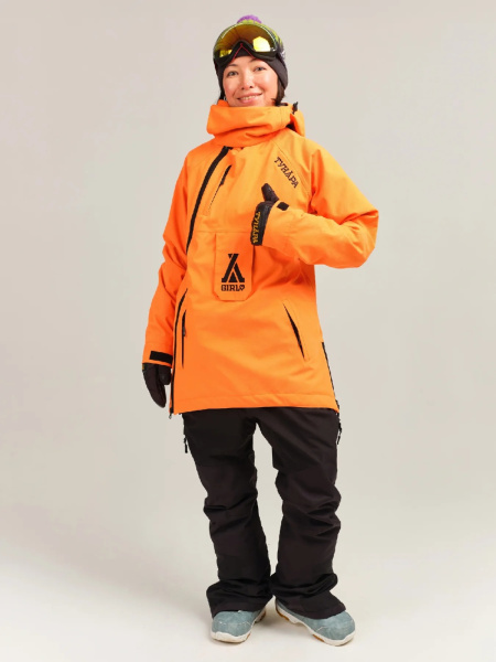 Комбинезон Тундра Street Girly VI snow 20х30 оранжево-чёрный