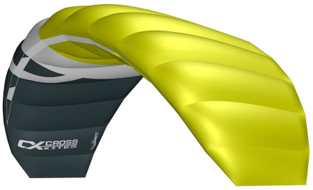 Пилотажный кайт Cross Kites Boarder Fluor Yellow R2F