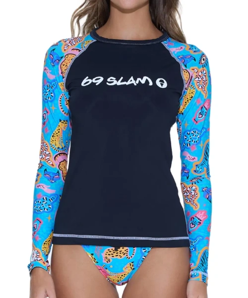 Лайкра 69Slam Ava L/S Rash Vest Stay Wild