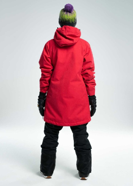 Комбинезон для сноукайтинга Тундра Street Girly красно-чёрный 2022