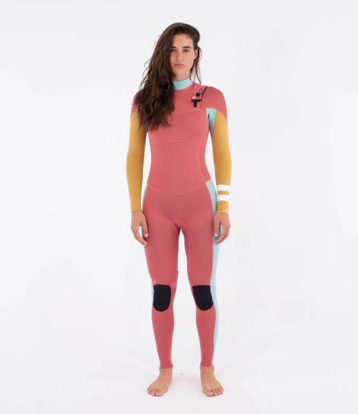 Гидрокостюм Hurley Advant 3/2mm Fullsuit Women Fzip Coral