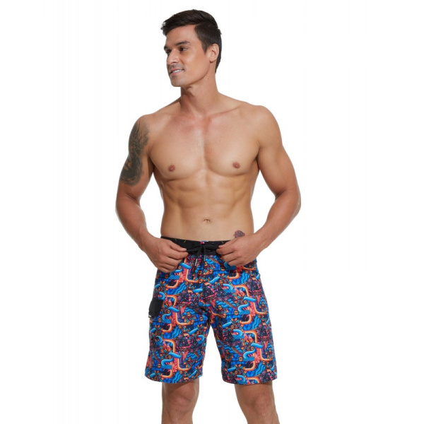Бордшорты для серфинга 69Slam Manu Long Length Boardshort Alien