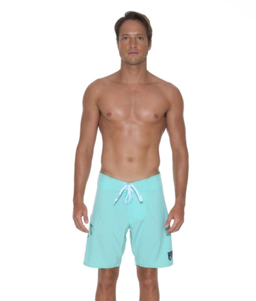 Бордшорты мужские 69Slam Liam Plain Aqua Green AG 4 Ways Stretch Boardshort SSNPLN-AG