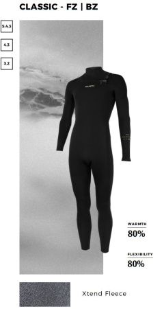 Гидрокостюм Manera Classic FZ 5/4/3 mm Black 