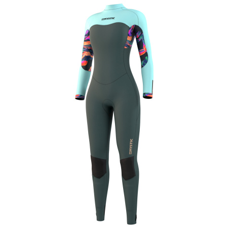 Гидрокостюм Mystic Dazzled Fullsuit 5/3mm Bzip Women Dark Leaf