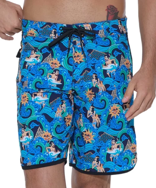 Бордшорты 69Slam Jordan 4Ways Stretch Boardshort Ancient Wave