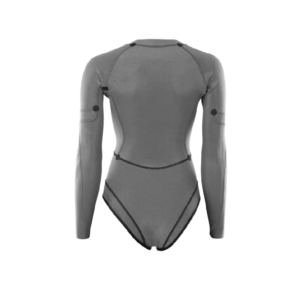 Гидрокостюм ION Amaze Hot Shorty 1.5 LS FZ Wetsuit Women Black-Mural