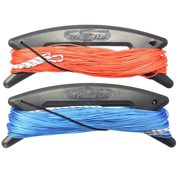 Vector Quad Pro Kitelines 375kg Blue/Orange