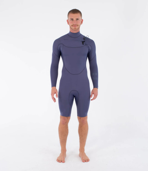Гидрокостюм Hurley Air Toledo 2/2 mm LS Springsuit Fullsuit Fzip Slate
