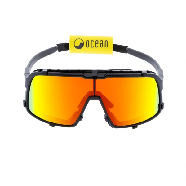 Солнцезащитные очки Ocean Glasses Leucate Shiny Black/Red Revo Lenses