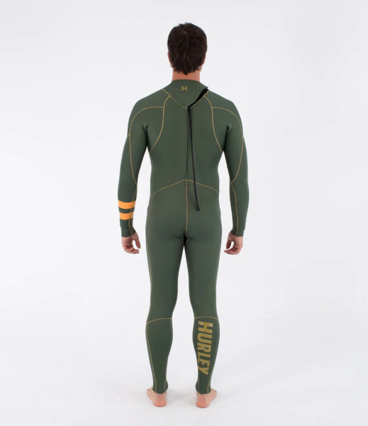 Гидрокостюм Hurley 4/3 mm Fullsuit Bzip Shaded Olive
