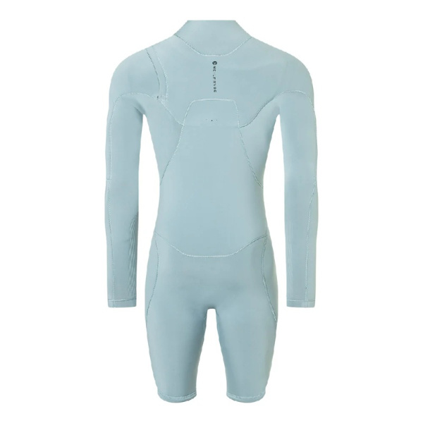 Гидрокостюм NeilPryde Wizard 3/2 Shorty L/S GBS FZ Light Grey-Blue