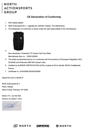 Спасжилет Mystic Posseidon TS Impact Vest Fzip Wake Black